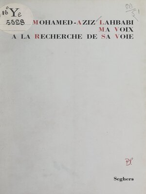 cover image of Ma voix à la recherche de sa voie